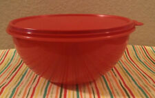 Tupperware Wonderlier Mixing Bowl Sheer Red 11 Cups New  picture