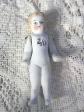 Antique BISQUE Hinged DOLL made in Germany 2/0 picture