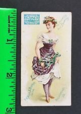 Vintage 1892 Costumes and Flowers Mayo N304 Tobacco Card picture
