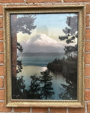Norman Edson Photograph Large 22” X 17-5/8” Original Frame Mount Rainier picture