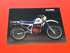 Original 1987 Honda XL250R  Dealer Sales Brochure picture