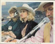 1994 Press Photo Pam Minick, Rodeo Announcer, in the Astrodome - hpp44464 picture