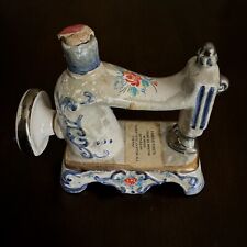Vintage 1973 Bottles Beautiful Cesare Italy Hand Painted Sewing Machine,  RARE picture