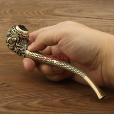 Handmade Copper Pipe Men's Old-fashioned Dual-use Extended Filter Can Be Cleaned picture