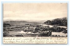 Birds Eye View Woodsville NH New Hampshire UDB Postcard D12 picture