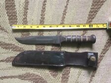 WW2 Roberson Shuredge Mark 2 USN Combat Fighting Knife With Sheath Peened  picture