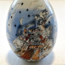 Wizard Merlin The Magician Decorated Ceramic Egg  4.5