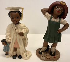 Vintage Lot Of 2 (Rakiya And Gina) 6”-7” Tall Figurines 1992/94 M Holcombe picture