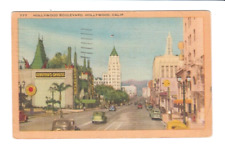 Postcard CA Hollywood California Hollywood Blvd Grauman's Chinese  c.1944 A20 picture