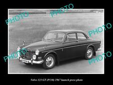 OLD LARGE HISTORIC PHOTO OF 1967 VOLVO 123 GT P130 LAUNCH PRESS PHOTO picture