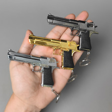 1:3 Desert Eagle Toy Gun Model Keychain Pistol Keychain With Bullets For Men Boy picture