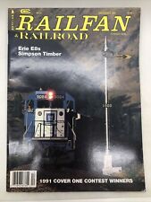 Vintage Railfan Railroad Magazine  December 1991 picture
