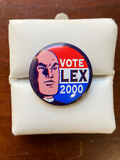 Superman * VOTE LEX 2000 * Collectors Button Pin - Lex Luther - DC Comics picture