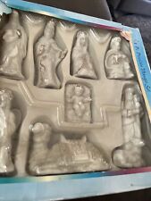 8 Piece Nativity Set Seasonal Elegance With The Box 1990s picture