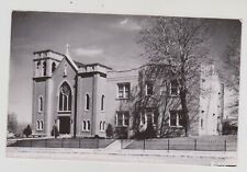 DEER LODGE, MONTANA – IMMACULATE CONCEPTION CHURCH –1940s Real Photo Post Card picture