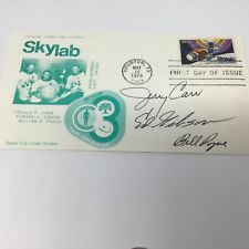 vintage NASA commemorative SKYLAB 3rd Manned- First day of issue 1974 signed picture