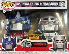 Funko Transformers 40 Years Metallic Optimus Prime Megatron 2pk EXCLUSI PREORDER picture