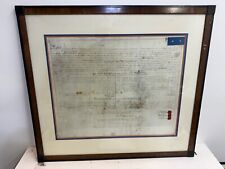 Antique London & South Western Railway Company Land Deed Framed 1858 picture