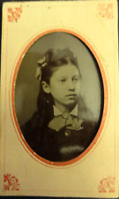Tintype of a young girl, unidentified, no date 1870-1900, 5 bucks picture