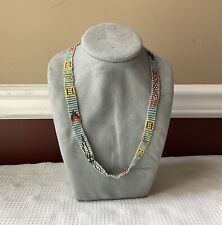 VTG Very Fine Native American Beaded Necklace, Very Light (0.6 ounce/15 grams) picture