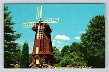 Lake Candlewood CT-Connecticut Landmark Windmill at Knollcrest Vintage Postcard picture