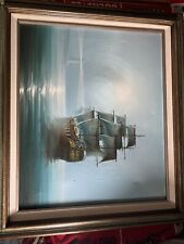 framed artwork Paul Davis Oil Painting , 26x30           No Flaws picture