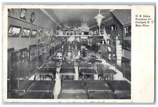c1940's Interior Main Floor D.B. Baker Furniture Co. Cortland NY Postcard picture