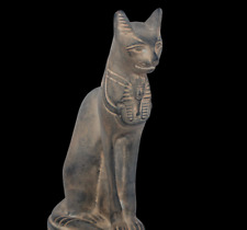 RARE ANCIENT EGYPTIAN ANTIQUE Bastet Cat Stone Statue Tut Mask -Egypt History picture