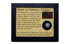 Authentic Revolutionary War Bullet from Yorktown, VA in Display Case with COA picture