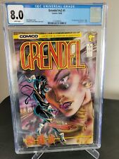 GRENDEL #1 CGC 8.0 GRADED 1986 COMICO COMICS 1ST APPEARANCE OF CHRISTINE SPAR  picture