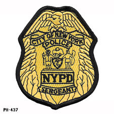 Vintage NYPD New York City Police Sergeant Patch ~ NOS Gemsco USA picture