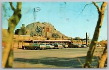 Cavallieres Reata Pass Scottsdale Arizona Street View Old Cars Western Postcard picture