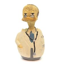 Vintage Eggbert And Friends 1989 Malcom Bommer Duck Doctor Figurine Enesco  picture