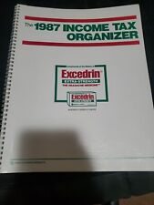 1987 Income tax organizer promo item Excedrin Never used vintage/retro picture