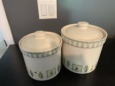 Pfaltzgraff Naturewood (Green) 2 Piece Canister Set with lids picture