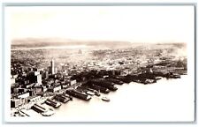 Seattle Washington WA Postcard RPPC Photo Aerial View c1940's Unposted Vintage picture