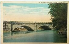 Vintage Postcard 1912 East Broad Street Bridge Elyria OH Ohio Pub. Harry H. Hamm picture