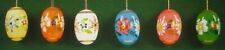 Six Beautiful Painted German Easter Eggs Set picture