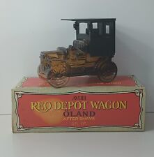 Vintage Avon Reo Depot Wagon 1906 Decanter Bottle 5 Oz Oland AfterShave Full NOS picture