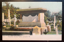 Vintage Postcard 1907-1915 Thaddeus Stevens Tomb, Lancaster, Pennsylvania (PA) picture