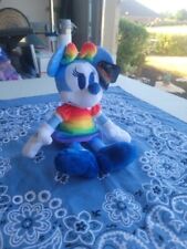 Disney Rainbow Minnie Mouse 2022 Bean Bag Plush NWT gay Pride stuffed animal picture