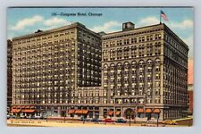 Chicago IL-Illinois, Congress Hotel, Advertisement, Vintage c1952 Postcard picture