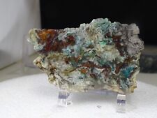 WOW GEM CHRYSOCOLLA/COPPER FLOATING IN AGATE..INSANE COLORS INDONESIAN MATERIAL picture