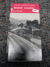 Thomas Bros 1960's map Latest complete map Marin County picture