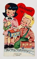 Vintage Valentine Card Let's Couple Up picture
