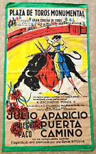 Vintage Plaza De Toros Monumental Tapestry Banner Cloth Flag 18