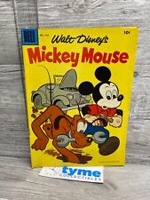 Vintage Apr 1958 Walt Disney’s Mickey Mouse Dell Comic Car Mechanic Pluto picture