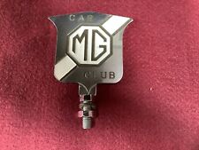 Vintage MG  Car Club Car Badge With Thread Fixing picture