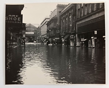 1936 Pittsburgh PA Flood Diamond Street Market F & W Grand Five & Dime VTG Photo picture