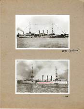 SMS EMDEN PHOTOGRAPH LOT-WWI-GERMAN SMALL PROTECTED CRUISER-LOT 4-FREE USA SHIP picture